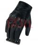 Full Black  Leather Motorbike Gloves 4